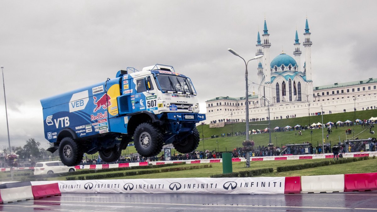 Arat Mardeev při roadshow v Kazani
