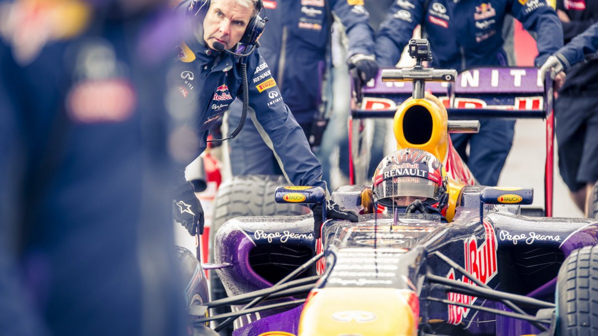 Daniil Kvjat při roadshow v Kazani