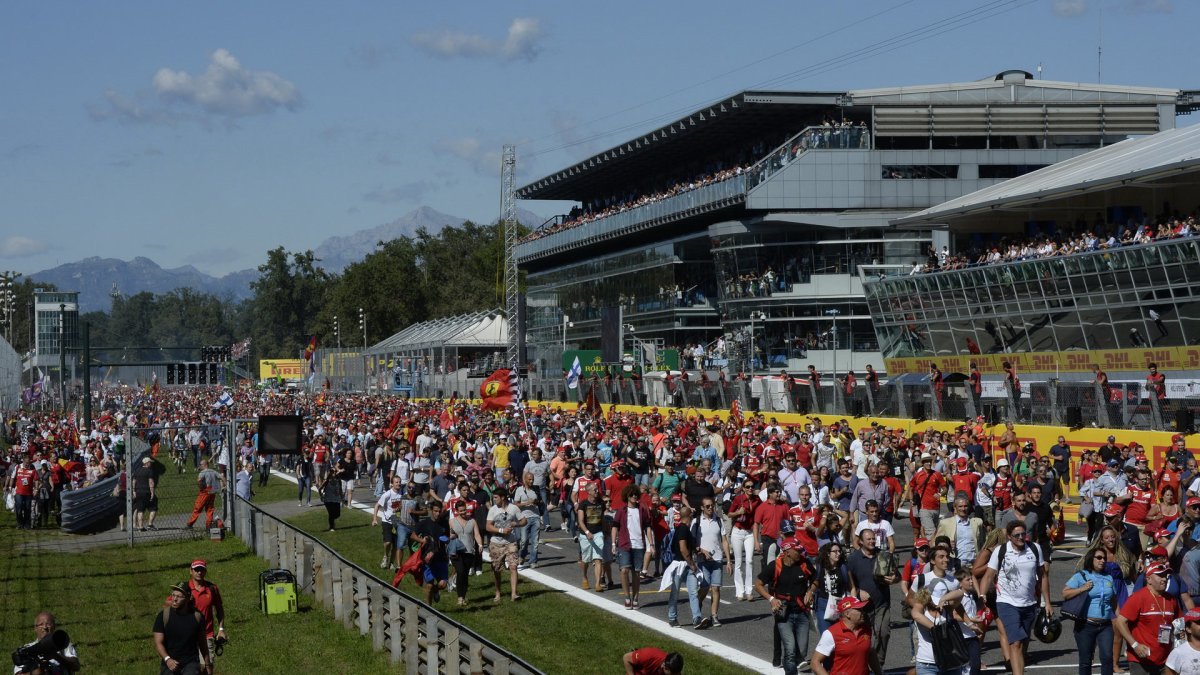 Fanoušci na trati, GP Itálie (Monza)