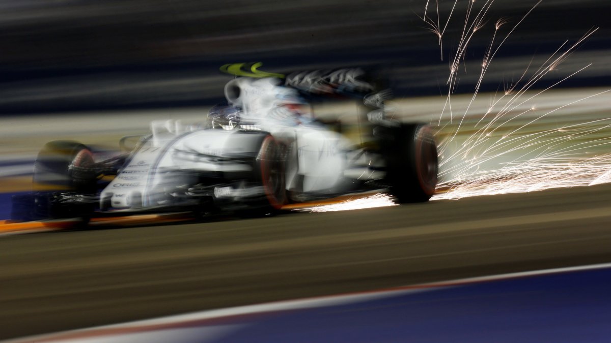 Valtteri Bottas jiskří, GP Singapuru (Singapur)