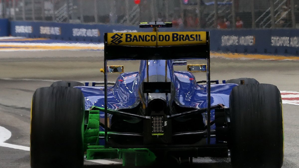 Felipe Nasr s flow-visem, GP Singapuru (Singapur)