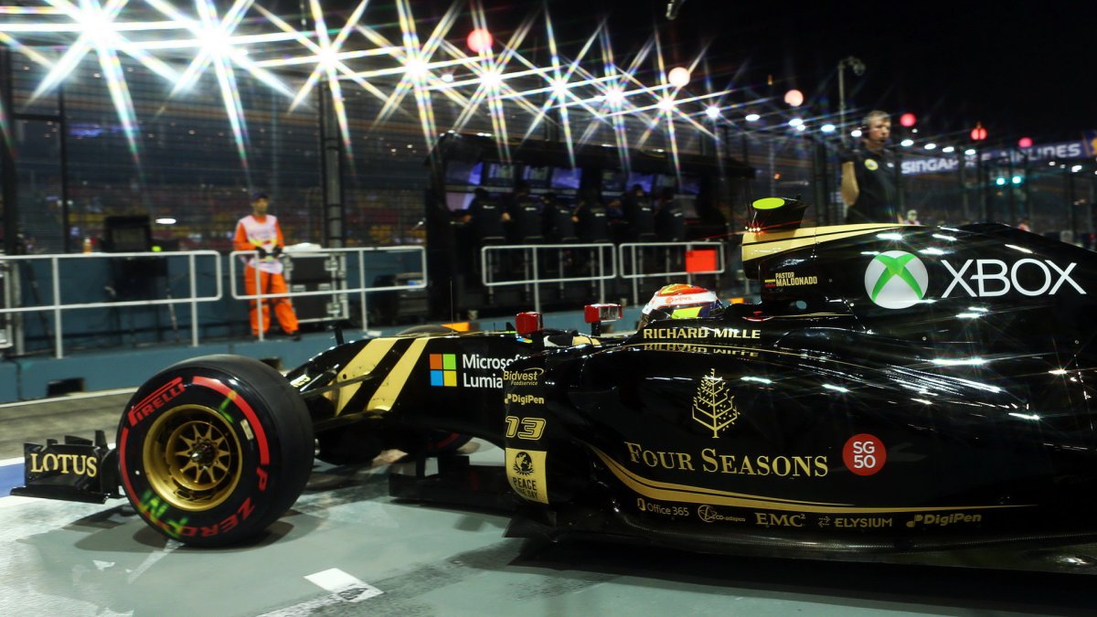 Pastor Maldonado, GP Singapuru (Singapur)