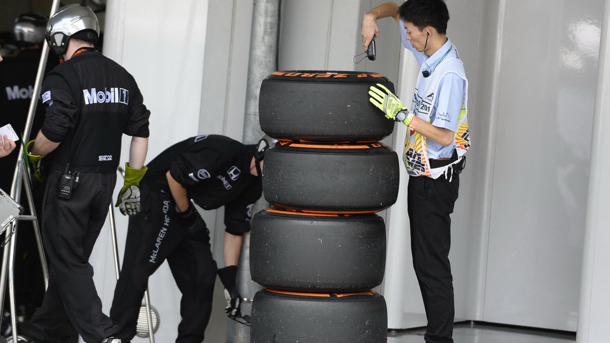 Kontrola pneumatik v Suzuce