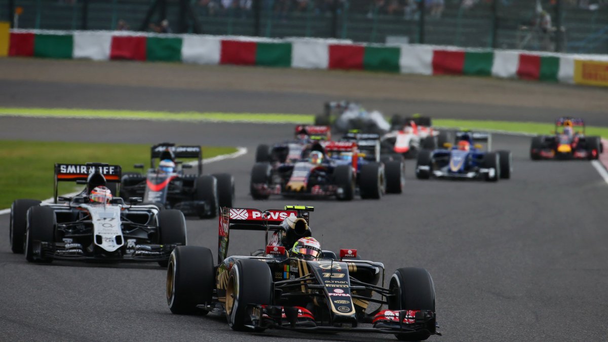 Pastor Maldonado po startu v Suzuce