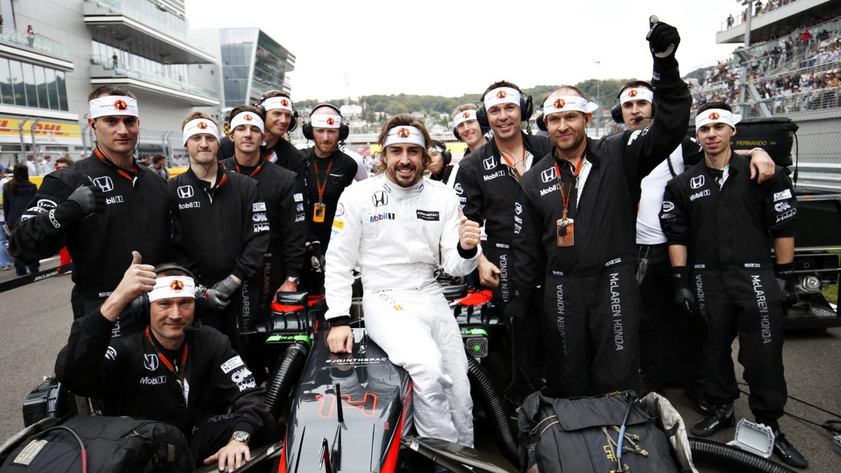 Fernando Alonso a jeho 250 velká cena v Soči