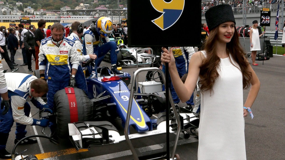 Marcus Ericsson na startovním roštu v Soči
