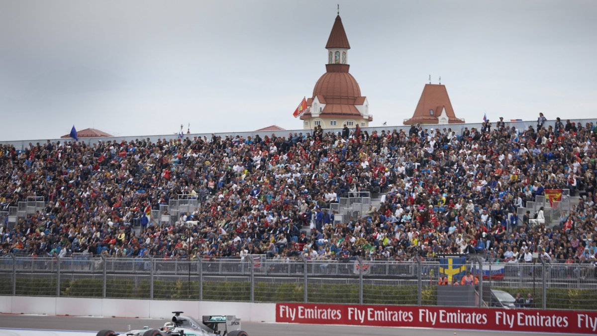 Lewis Hamilton v Soči