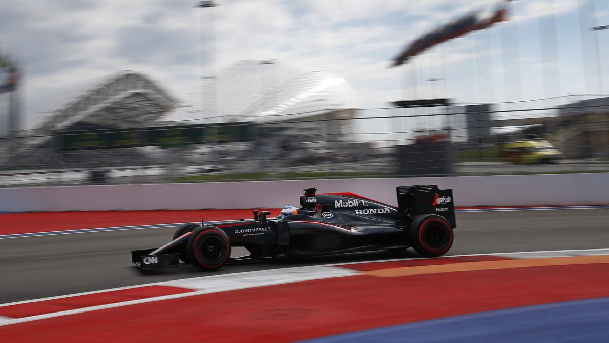 Fernando Alonso v Soči