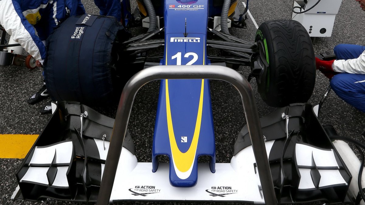 Přední křídlo vozu Sauber C34 - Ferrari v Austinu