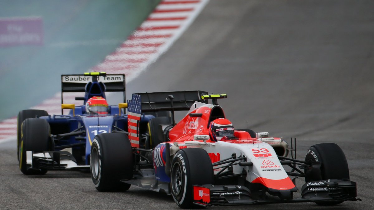 Alexander Rossi a Felipe Nasr v Austinu