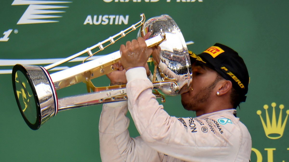 Lewis Hamilton v Austinu