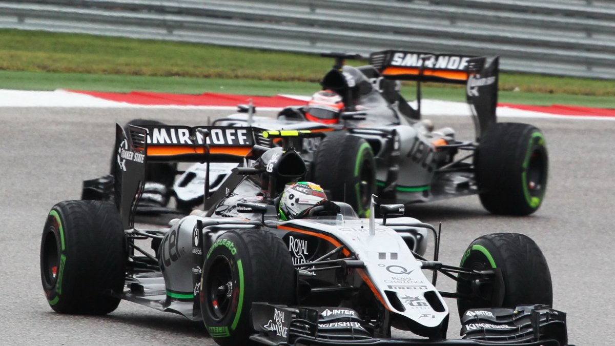 Sergio Pérez a Nico Hülkenberg v Austinu