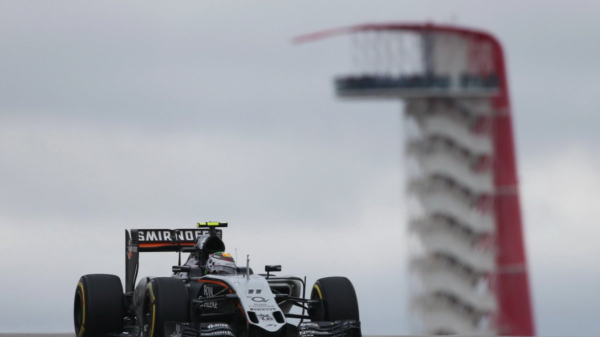 Sergio Pérez v Austinu