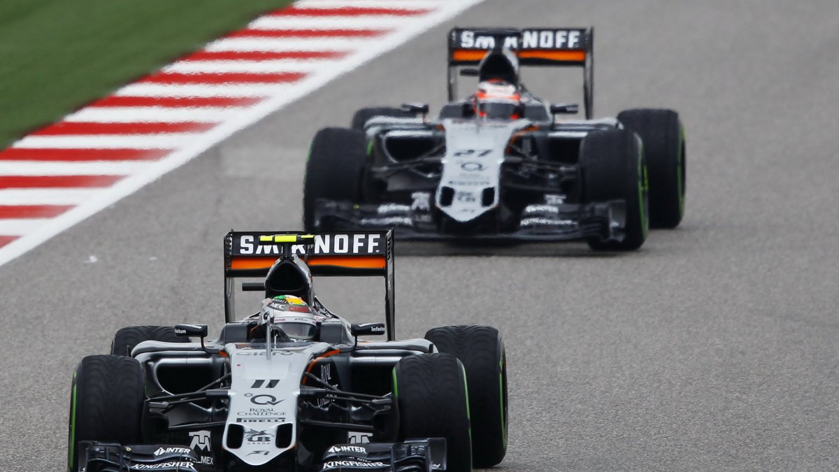 Sergio Pérez a Nico Hülkenberg v Austinu