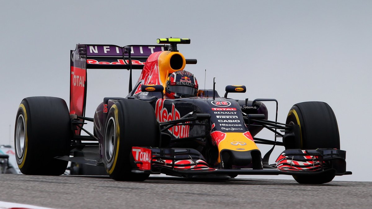 Daniil Kvjat v Austinu