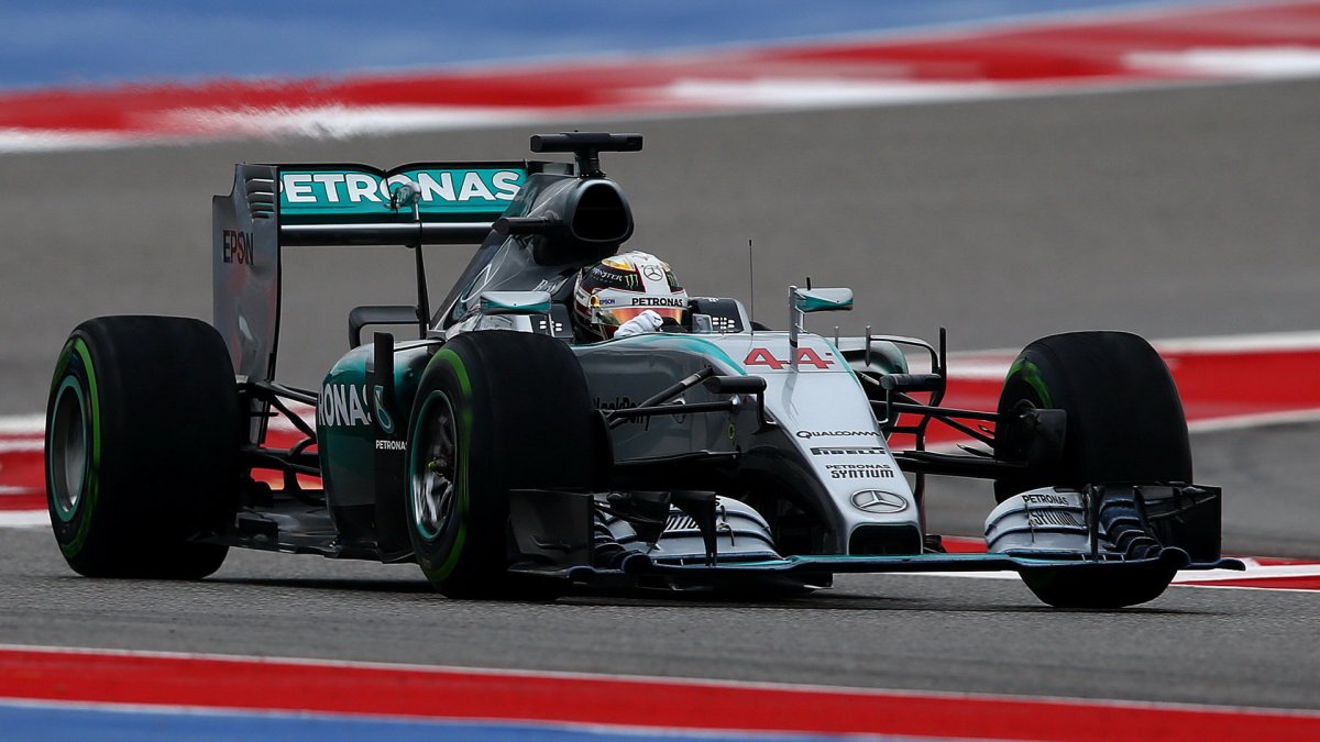 Lewis Hamilton v Austinu