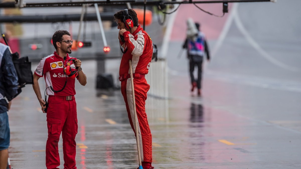 Mechanici Ferrari v Austinu