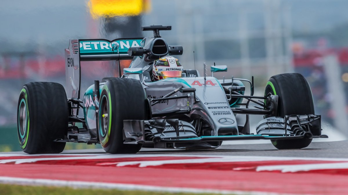 Lewis Hamilton v Austinu