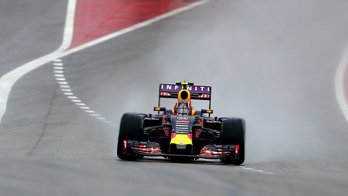 Daniil Kvjat v Austinu