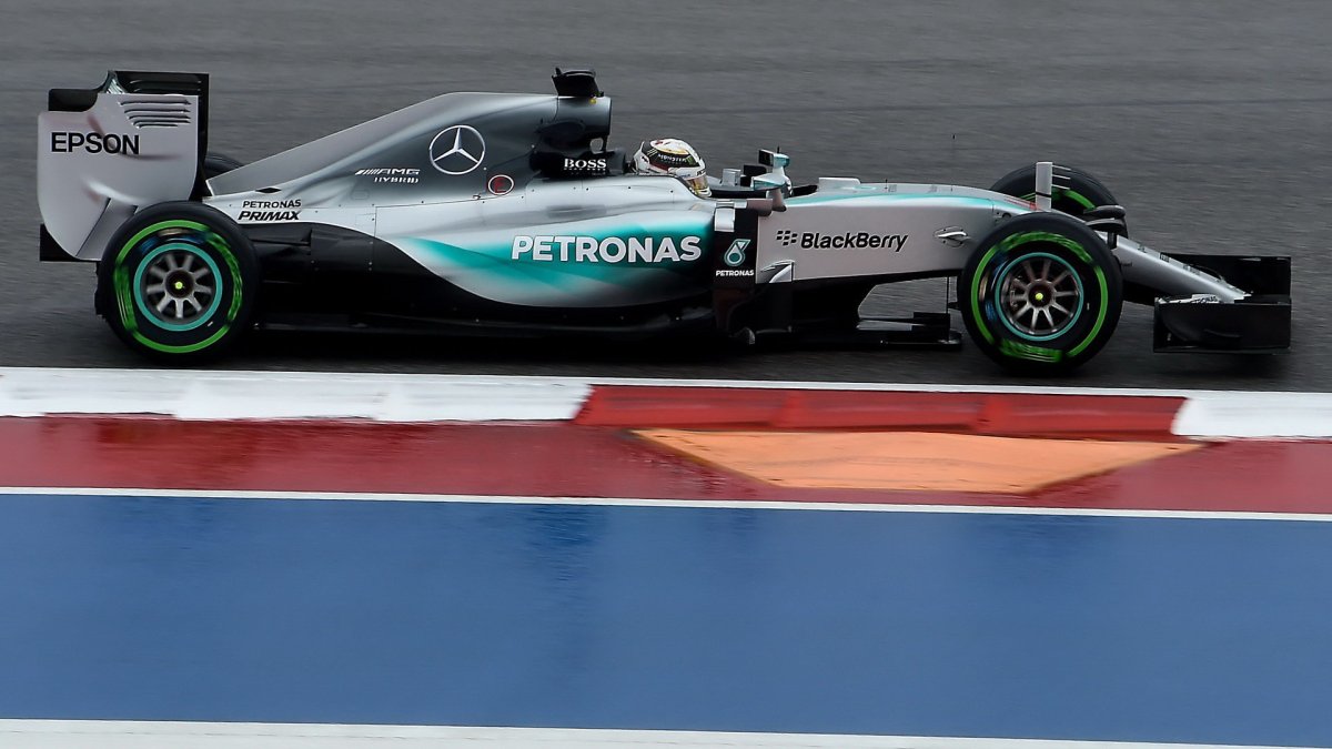 Lewis Hamilton v Austinu