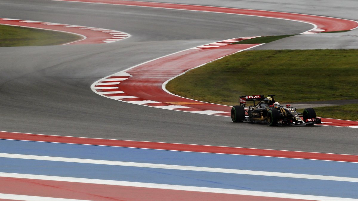 Romain Grosjean v Austinu