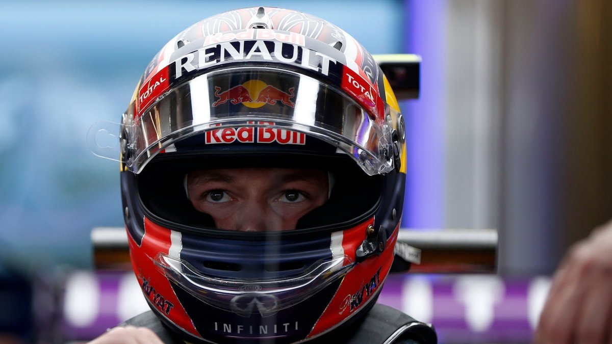 Daniil Kvjat v Austinu