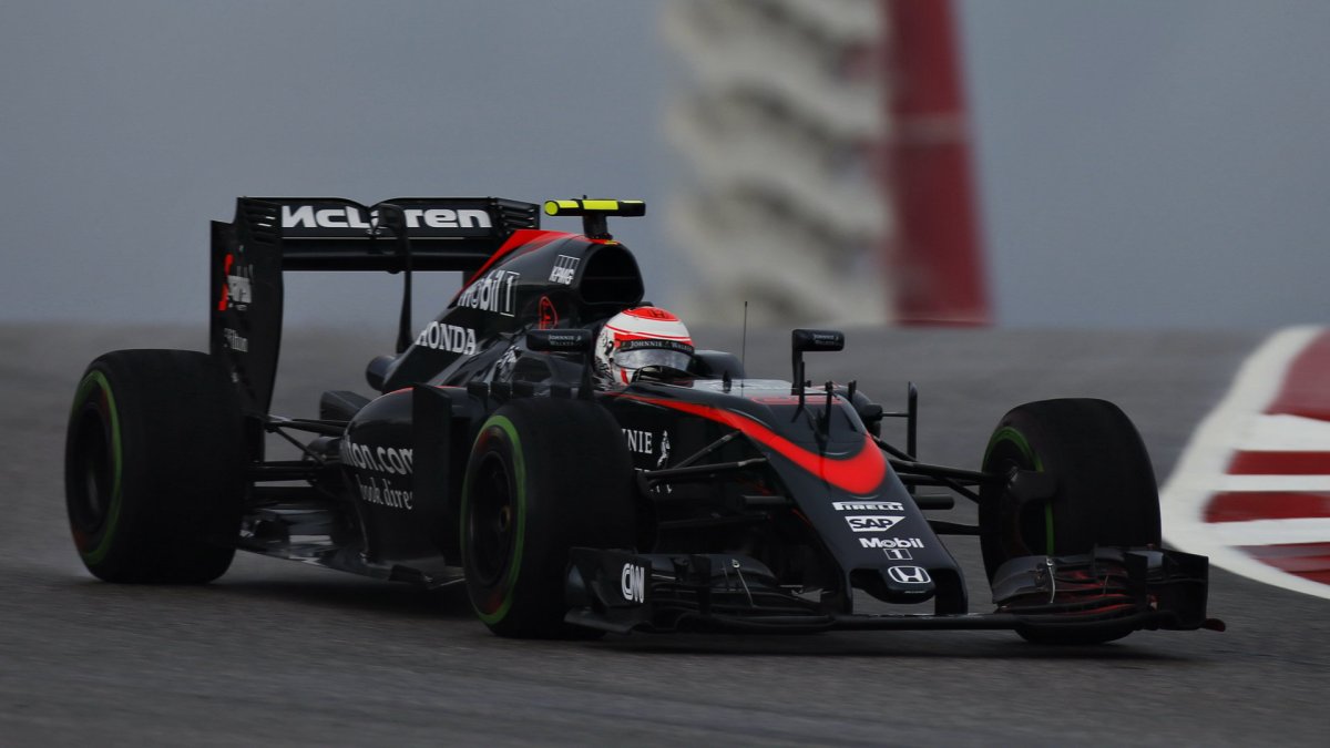 Jenson Button v Austinu