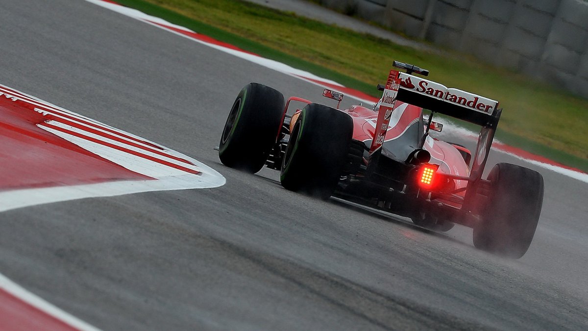 Sebastian Vettel v Austinu