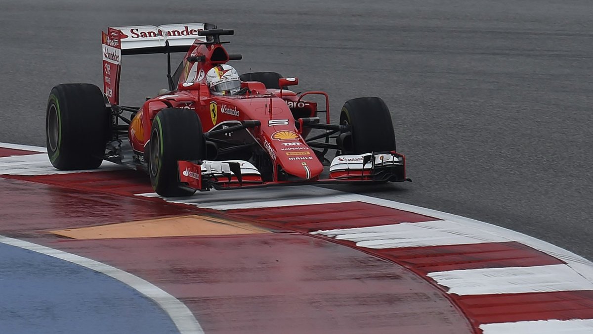 Sebastian Vettel v Austinu