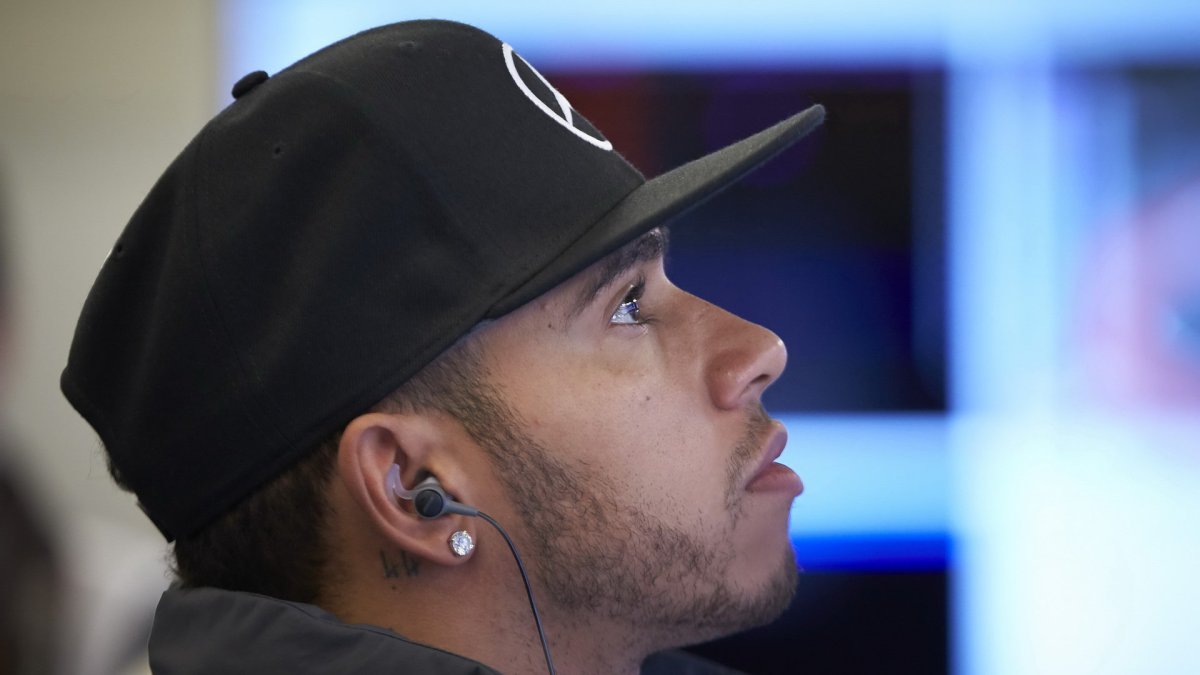 Lewis Hamilton v Austinu