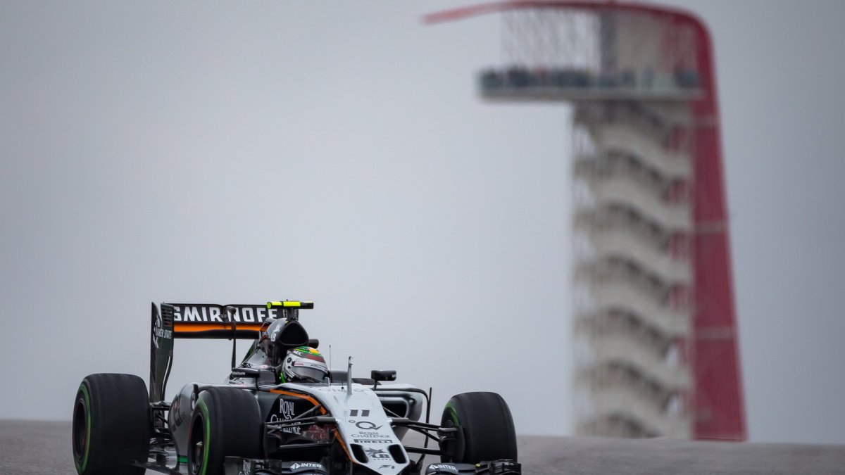 Sergio Pérez v Austinu