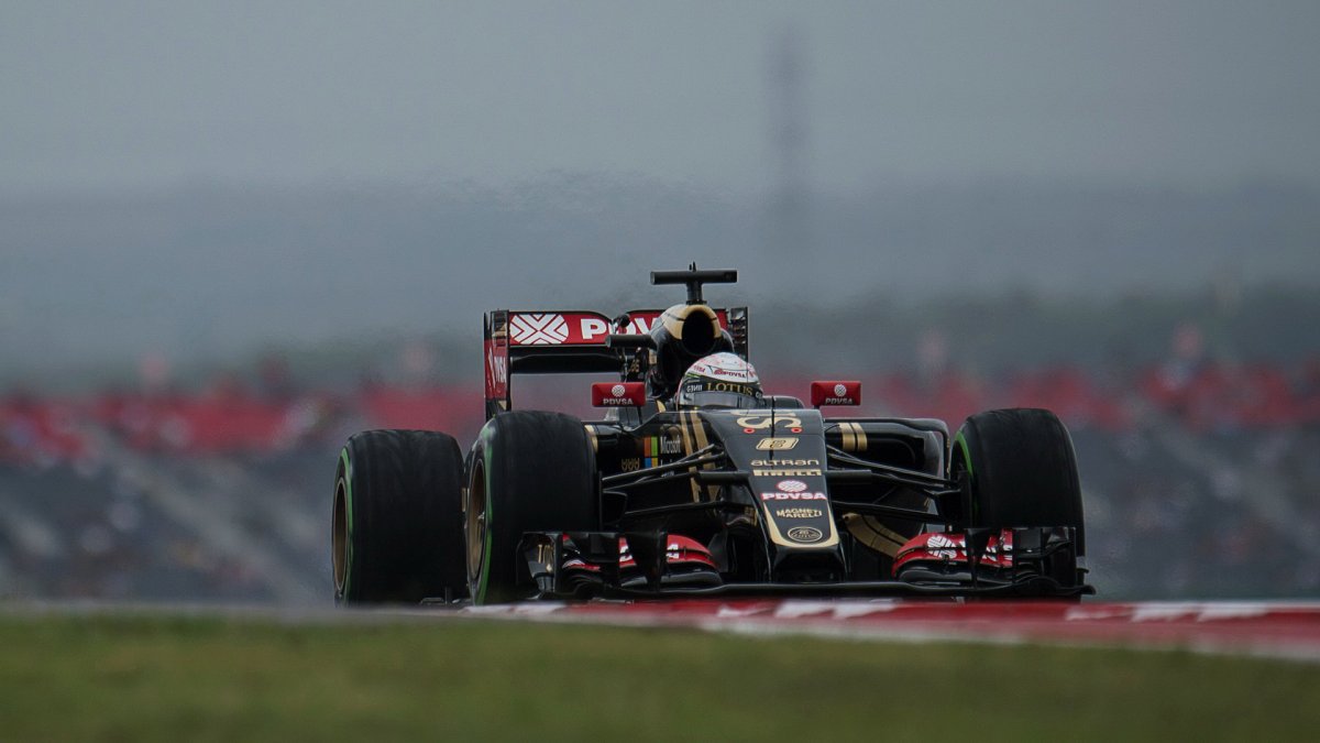Romain Grosjean v Austinu