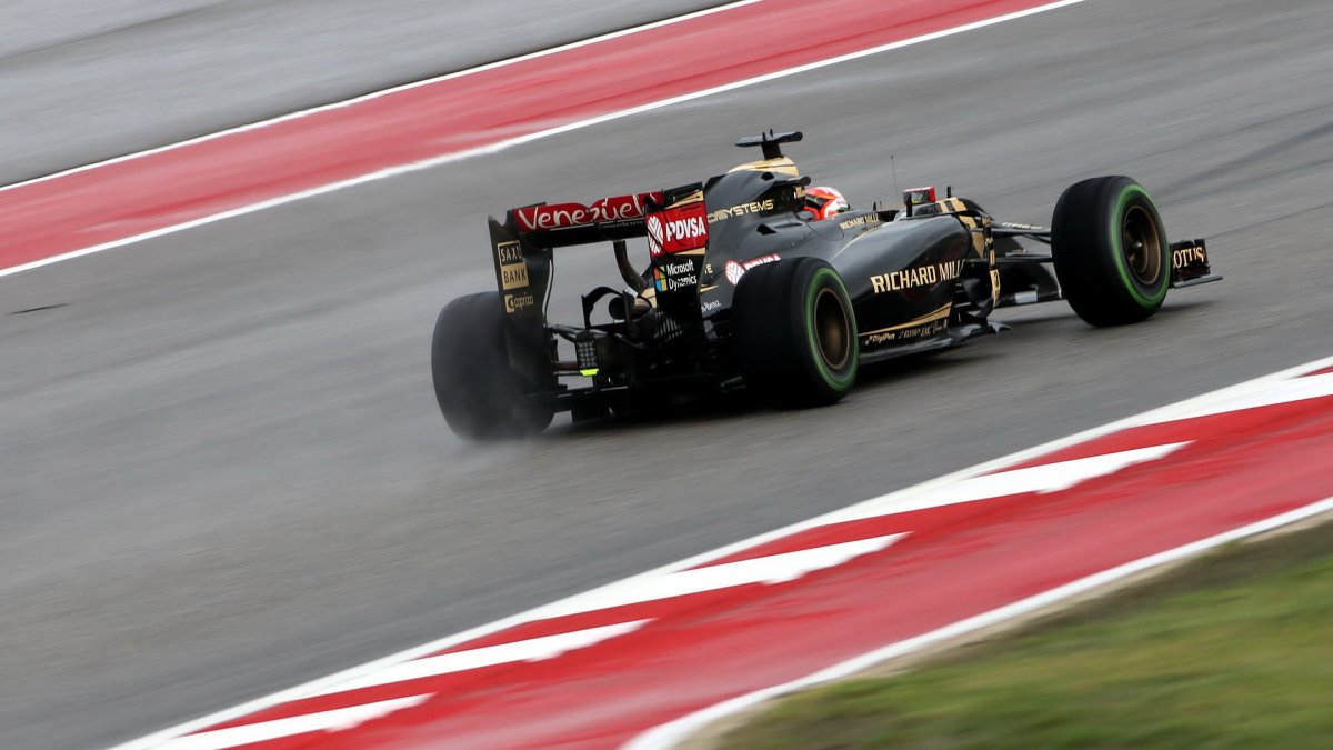 Romain Grosjean v Austinu