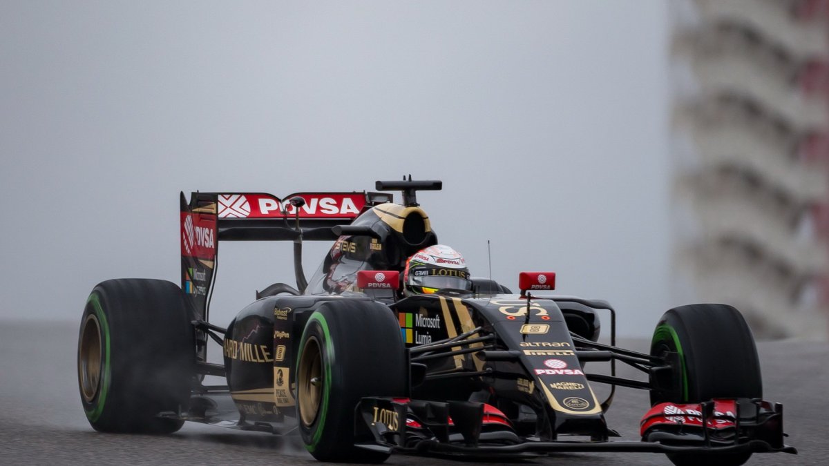 Romain Grosjean v Austinu