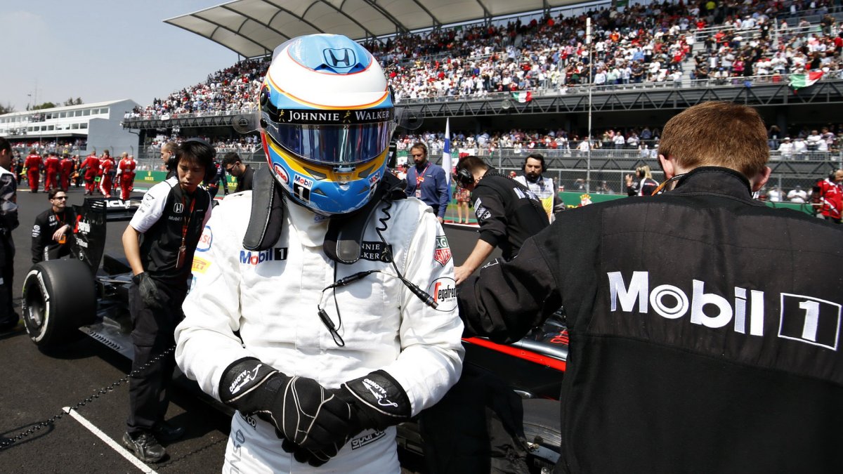 Fernando Alonso v Mexiku
