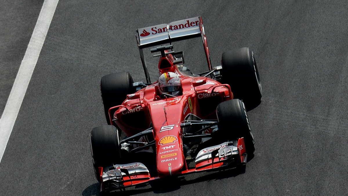 Sebastian Vettel v Mexiku