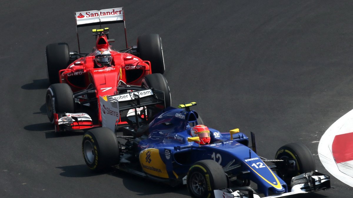 Felipe Nasr a Kimi v Mexiku