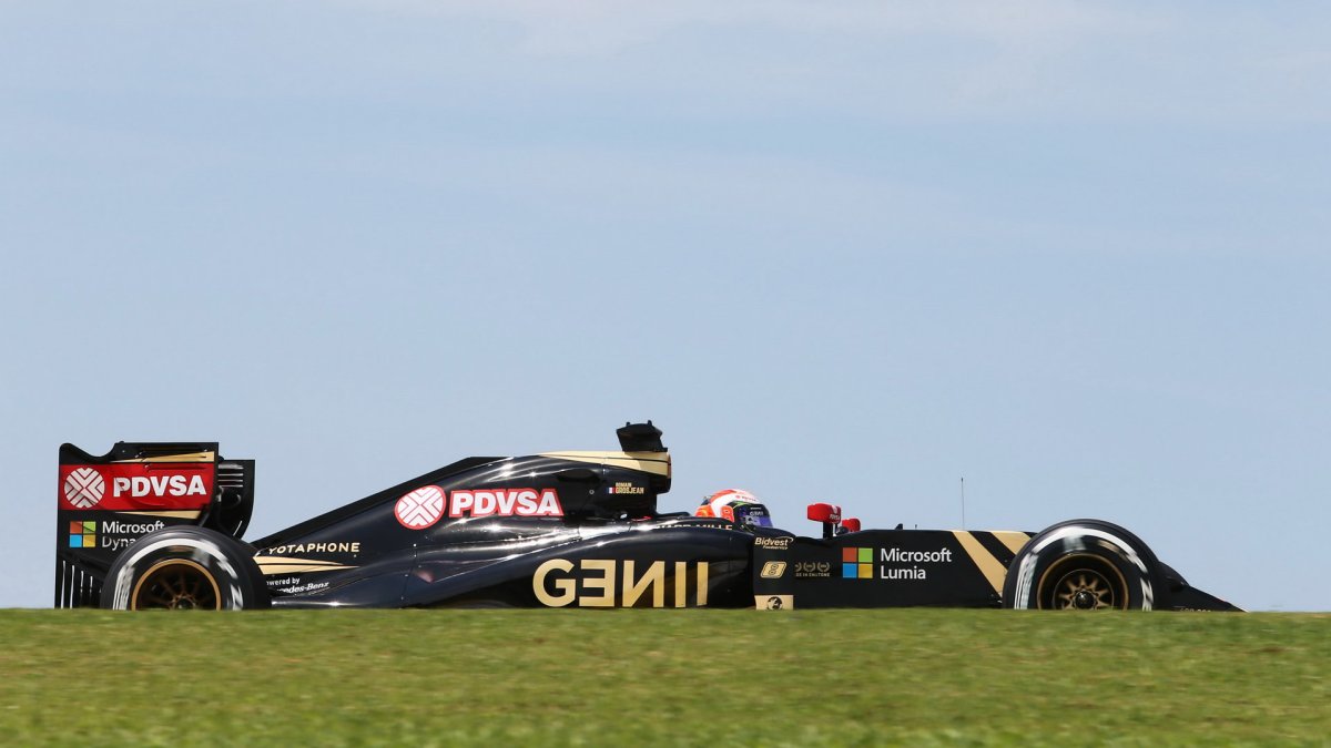 Romain Grosjean v Brazílii