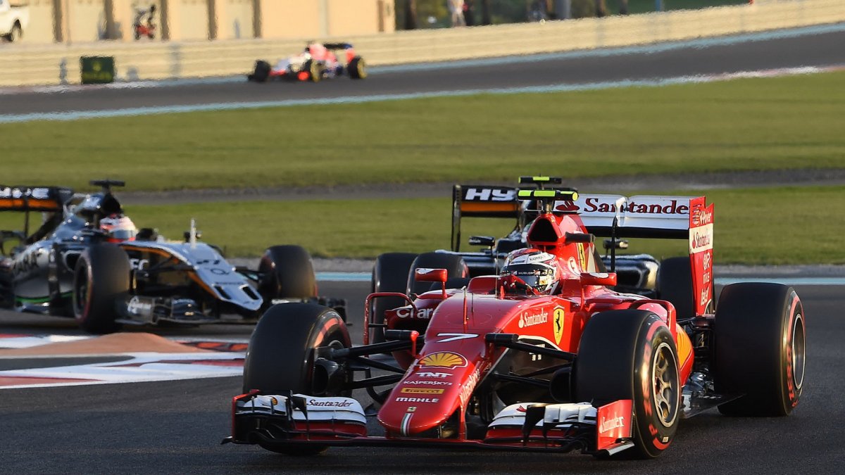 Kimi Räikkönen v Abú Zabí