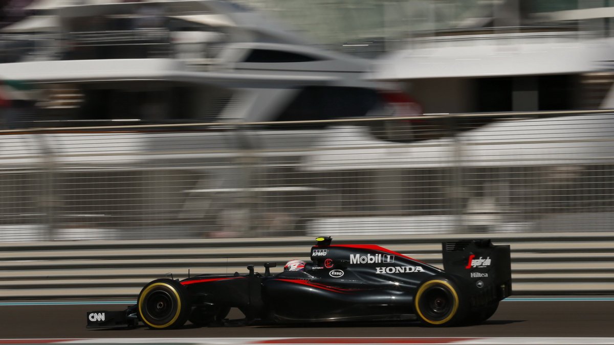 Jenson Button v Abú Zabí