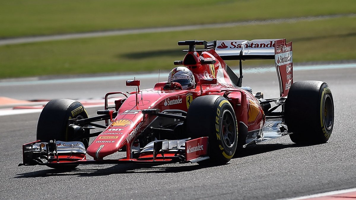 Sebastian Vettel v Abú Zabí