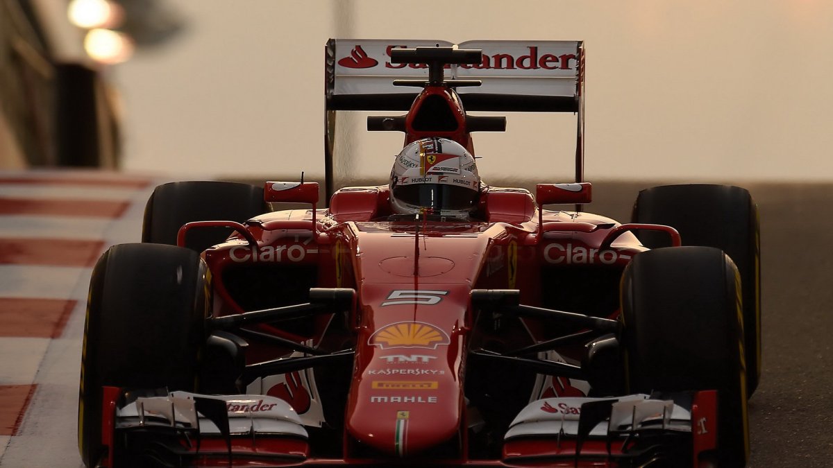 Sebastian Vettel v Abú Zabí