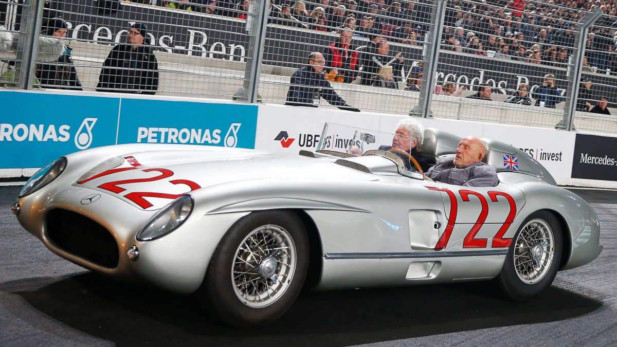 Hans Herrmann a Stirling Moss ve Stutgartu