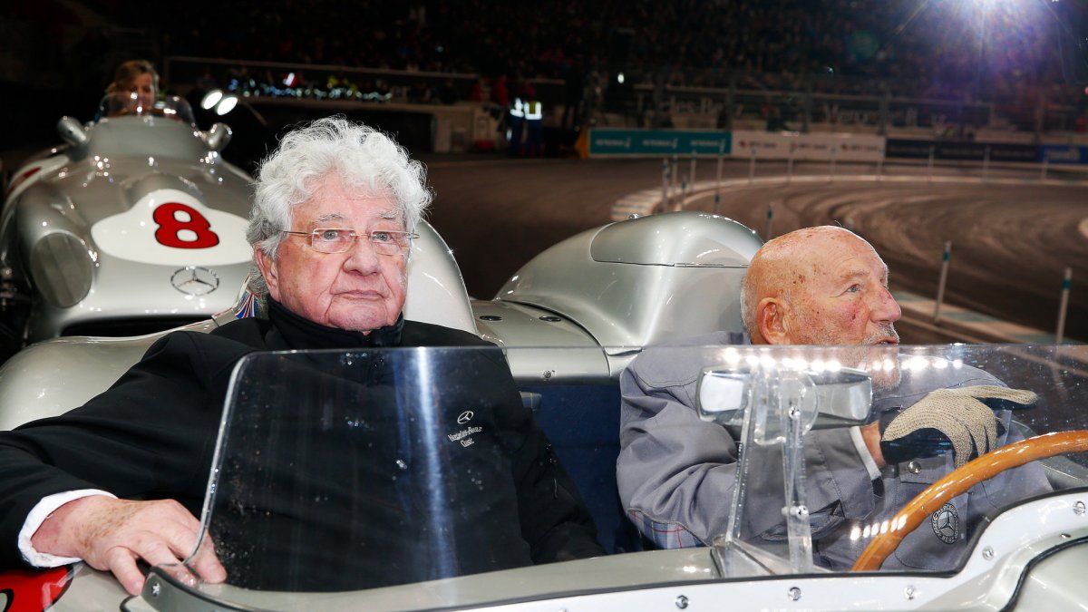 Hans Herrmann a Stirling Moss ve Stuttgartu