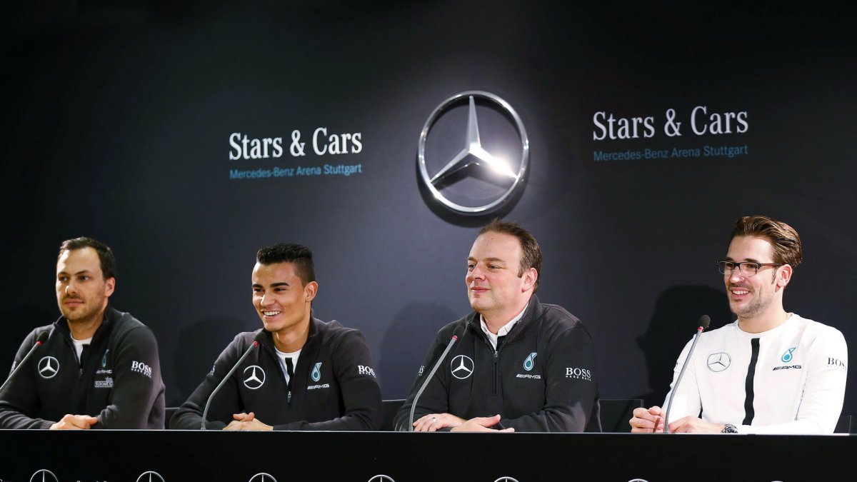 Gary Paffett, Pascal Wehrlein, Ulrich Fritz a Maximilian Götz ve Stuttgartu