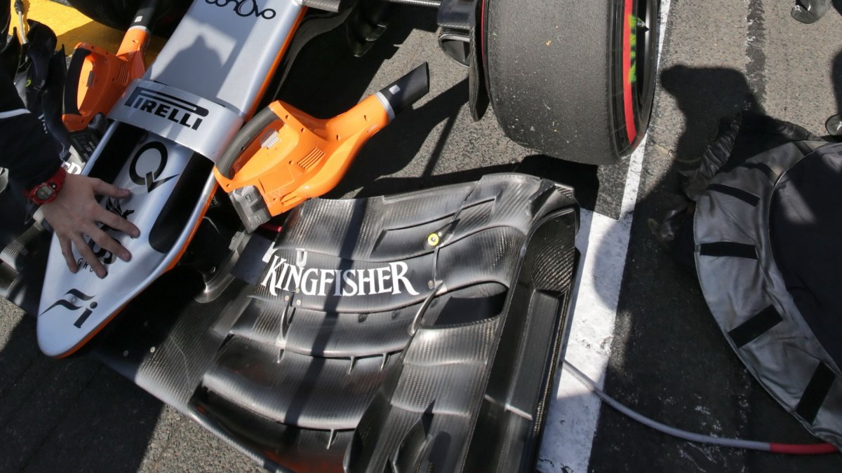 Přední křídlo vozu Force India | Force India VJM09 - Mercedes v Melbourne
