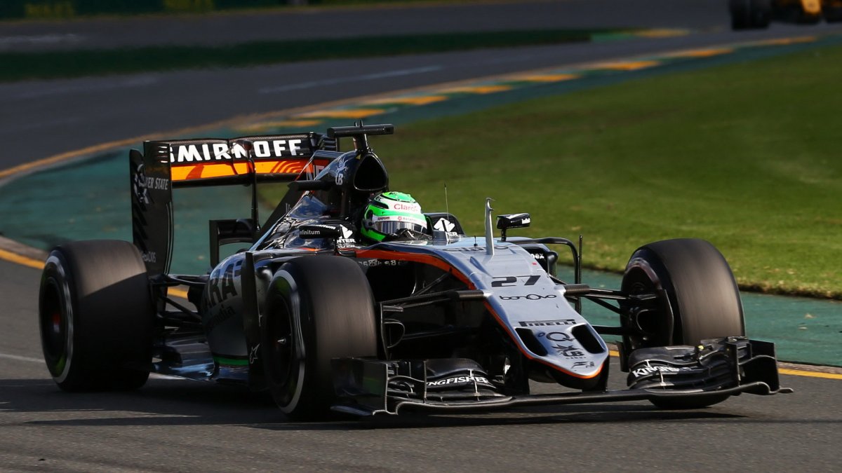 Nico Hülkenberg při závodě v Melbourne