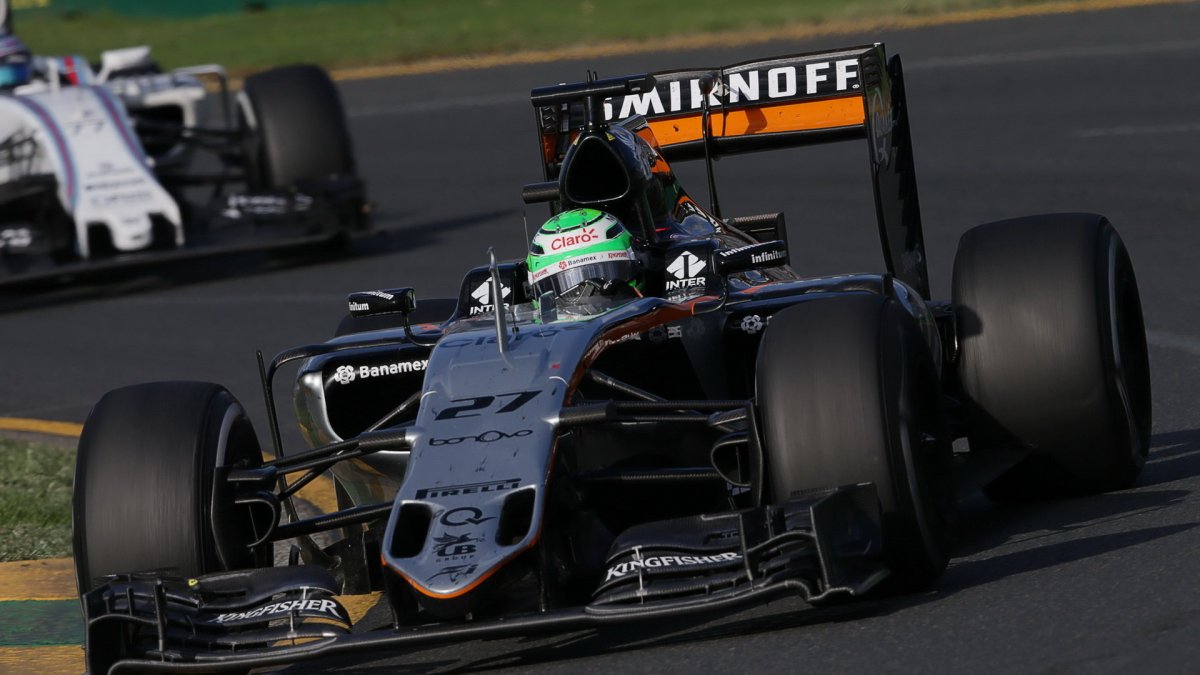 Nico Hülkenberg při závodě v Melbourne