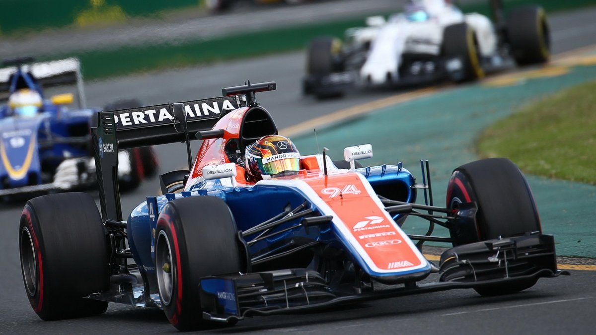 Pascal Wehrlein při závodě v Melbourne