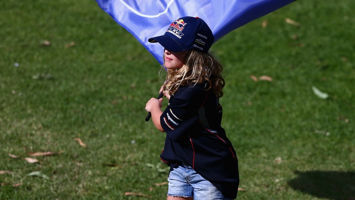 Dětská fanynka v Melbourne